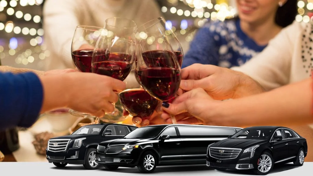 Luxury limo service for an Orange County Wine Tour featuring scenic vineyards and premium transportation.